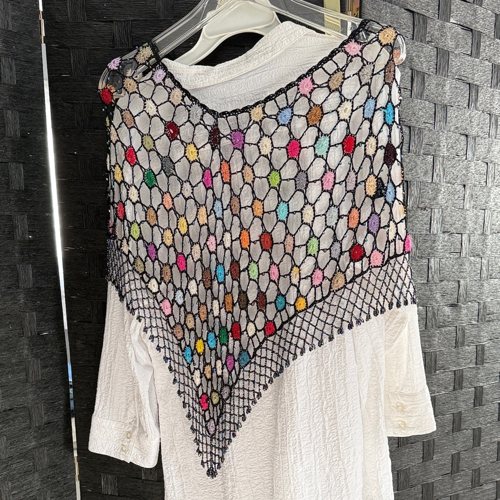 Colorful Crochet Shawl